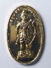 118  เหรียญกะไหล่ทองพ่อขุนศรีอินทราทิตย์ หลังพ่อขุนรามคำแหงมหาราช สร้างปี 2545
